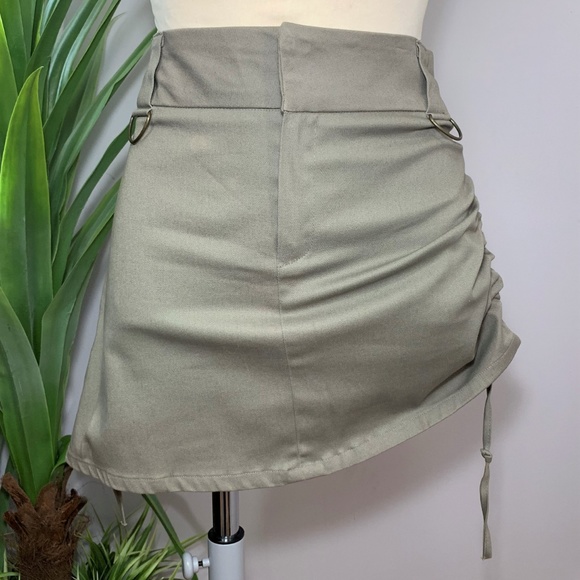 Ladies Zoey Beth Military Style Mini Skirt - Picture 4 of 8